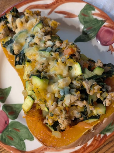stuffed-squash-butternut-high-protein-low-calorie