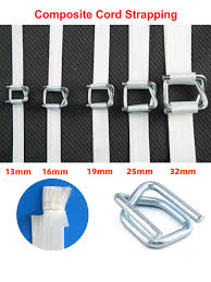 Close-up view of woven composite strap texture