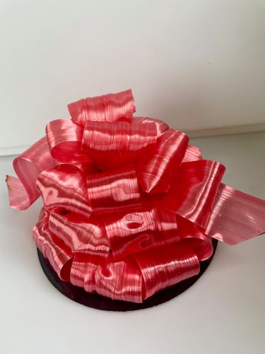 Ruban de sucre, pièce montée / JCC Chef Pâtissier / Charolles 71 / Jean-Christian CHEVALIER