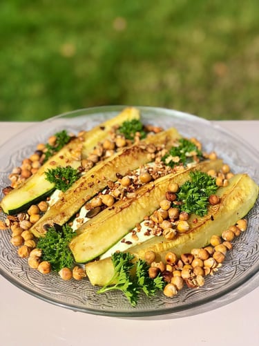 courgette sauce tahini