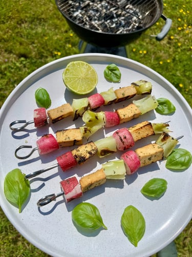 brochette de tofu