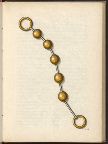 Vintage scientific textbook cover showing chemical lipid chains, muted khaki and gold tones, aged paper