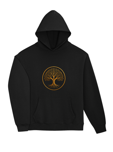 Black Unisex Premium Relaxed Hoodie