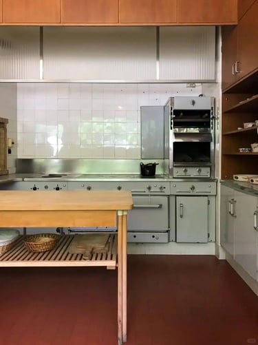 Warm Nordic kitchen with wood details and simple materials, showing practical modern living for toda