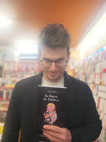 Florent Barthel et son troisième roman.