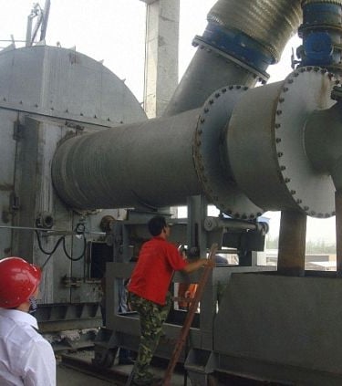Rotary Kiln Burner allignment