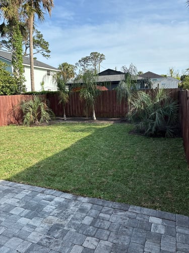 after landscaping