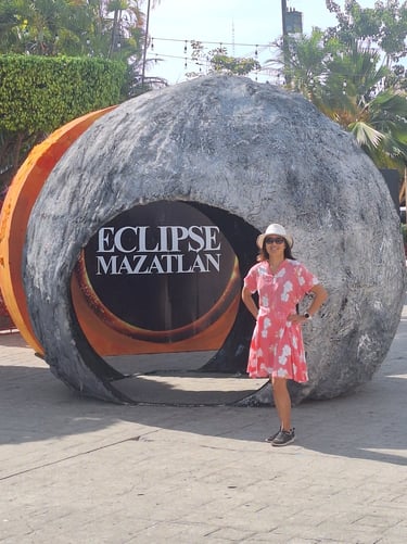 Mazatlán Eclipse 2024 Display