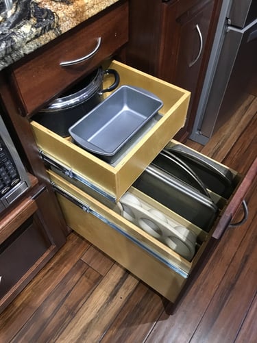 Cabinet custom features