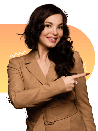 a woman in a suit and a suit jacket