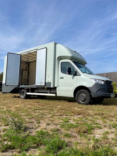 Side view of 468 Logistics van