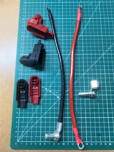 Electrical connections for an electrolyser