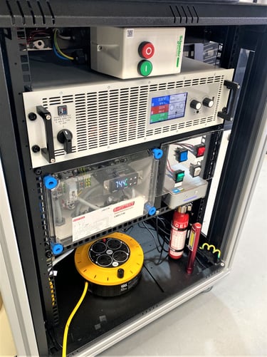 5kW alkaline electrolyser test station