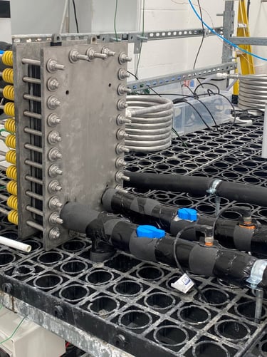 Alkaline electrolyser stack