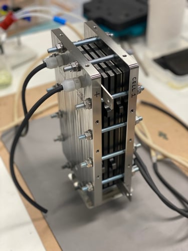 1kg/day hydrogen biomass electrolyser stack