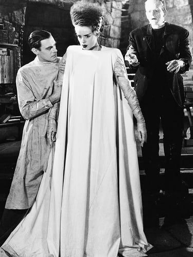 Colin Clive, Elsa Lanchester, Boris Karloff