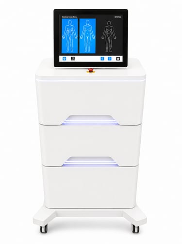 Macchinario estetico professionale Omnia 360 con shock termico, LED ed elettrostimolazione