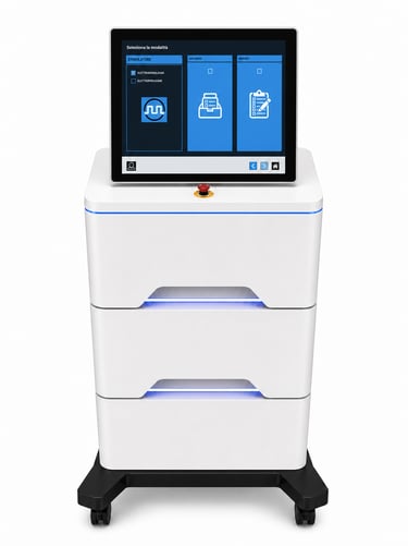 Sistema professionale Pure Thermal Flow a shock termico per rimodellamento corpo e riduzione degli accumuli adiposi