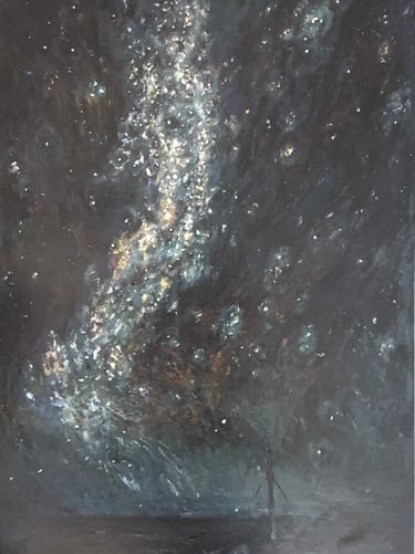 Pintura de Boris Vladimirovich Alekseev realizado en 1976. Técnica óleo sobre lienzo.