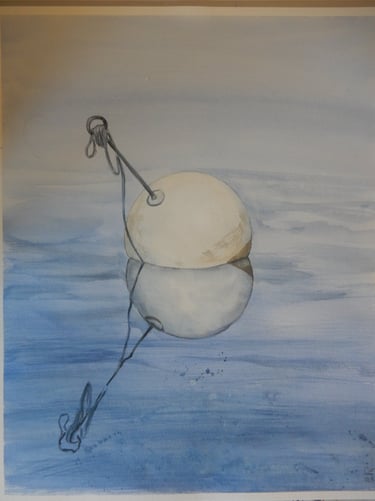 Fluctuat nec mergitur. Aquarelle sur papier 100% coton 40/50 cm, Sébastien Schoch