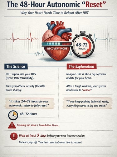 Discover how HIIT affects HRV, fatigue, and recovery. Learn to prevent overtraining with science-bac