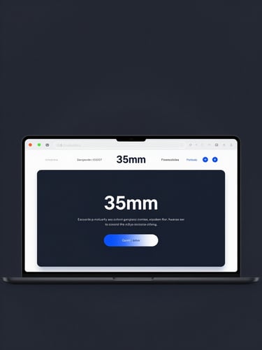Sleek tech photography of a secure financial portal mockup inside a minimal browser frame, cool studio lighting, sharp focus, 35mm