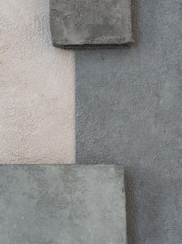 Clay sienų dekoro alternatyva