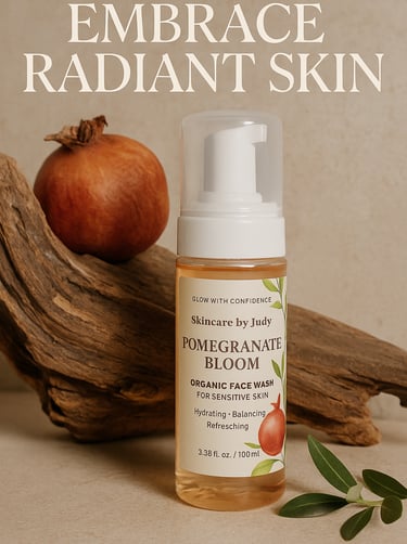 a bottle of pomegranatent and pomegranatent