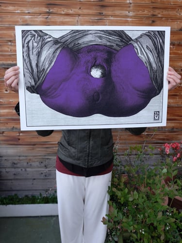 L'origine du monde - Sérigraphie TAMAM