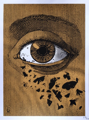 Sérigraphie insectes TAMAM Sérigraphie