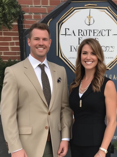 blue and white striped round textile