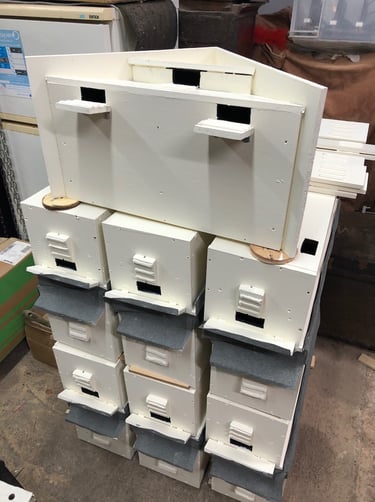 Swift nesting boxes