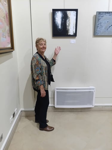 Œuvre abstraite originale – Artiste peintre française – Jacqueline Poitevin – Achat peinture