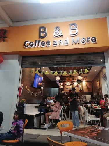 entrada de restaurant y cafeteria B&B coffee and more