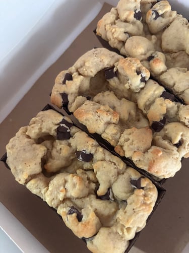 brookie: association de brownie et de cookie mi-cuit