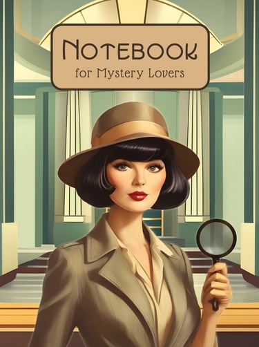 VINTAGE LADY DETECTIVE NOTEBOOK