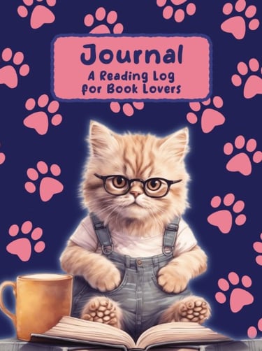 CUTE CAT JOURNAL (Blue/Pink)