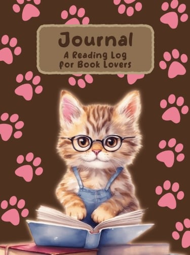 CUTE CAT JOURNAL (Brown/Pink)