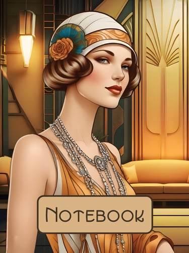 VINTAGE/FLAPPER NOTEBOOK
