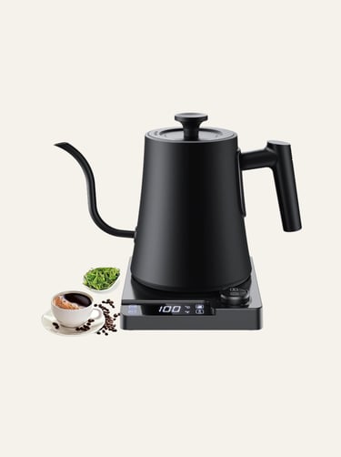 Chefess Gooseneck Electric Kettle Black