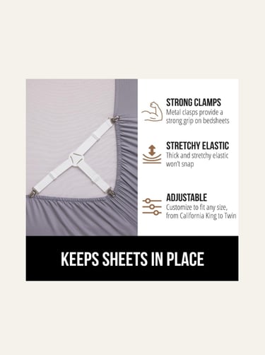GORILLA GRIP Patent Pending Bed Sheet Holders