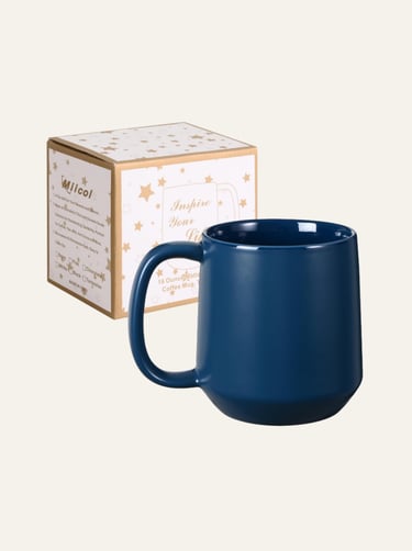 Miicol Ceramic Coffee Mug Color Navy 