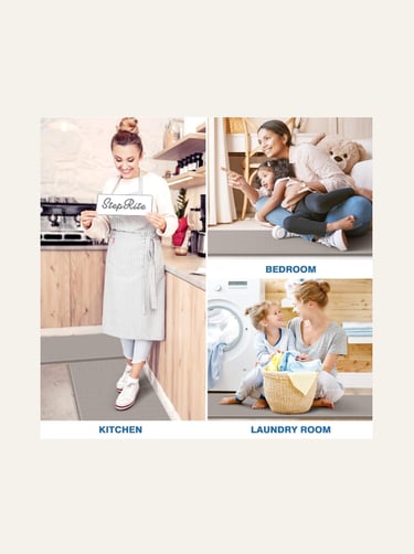 StepRite Kitchen Mats, 2PCS - Khaki