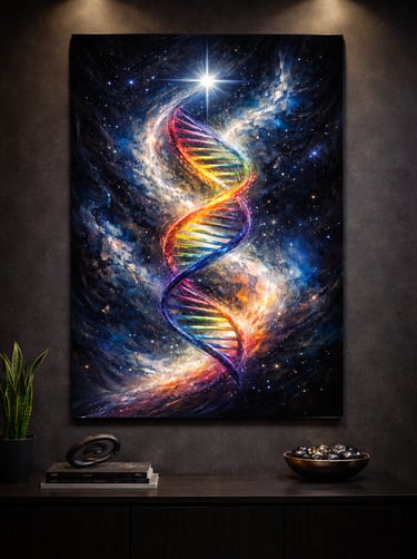 Celestial DNA Mockup Image