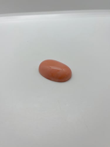 coral cabochon