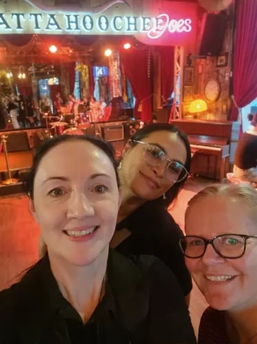 Party specialists chilling on a Night Out in Stonescorner, Brisbane - party hire by SweetAz Co.