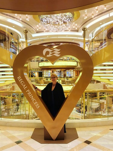 Lady behind the Regal Princess Heart