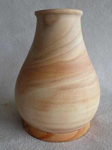 vase soliflore en pêcher brut
