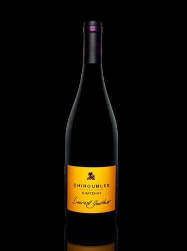 Photographie de Vin rouge Chiroubles Laurent Gauthier Thierry le Moel Photographe
