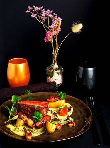 photographie de nature morte restaurant gastronomique le frelon d or thierry le moel photographe